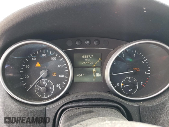 2010 Mercedes-Benz M 350 with VIN 4JGBB5GB5AA601712, listed as a Copart auction lot 54480155 with 264,425 mi miles and Clean Title. Bid and sale history available at DreamBid. Image 9.
