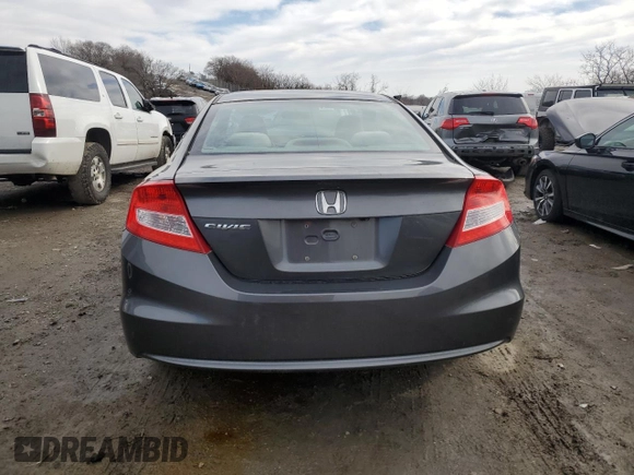 2013 Honda Civic Cpe LX with VIN 2HGFG3B5XDH521472, listed as a Copart auction lot 43970675 with 113,410 mi miles and Salvage Title. Bid and sale history available at carsss.com. Image 6.