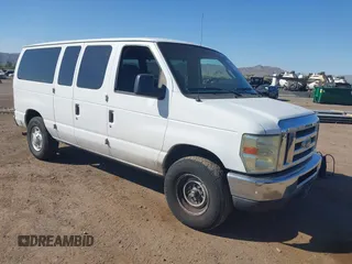 2008 Ford Econoline Passenger XL z VIN 1FBNE31L68DA50492, wystawiony jako IAAI lot #42564428 z przebiegiem 138 864 mil mil oraz . Historia ofert i sprzedaży dostępna na DreamBid. Obrazek 1.
