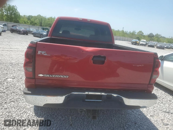 2006 Chevrolet Silverado 1500 LT1 with VIN 2GCEC13T861168586, listed as a Copart auction lot 53682195 with 189,665 mi miles and Salvage Title. Bid and sale history available at DreamBid. Image 6.