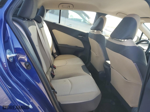 2018 Toyota Prius Two with VIN JTDKBRFU2J3064705, listed as a Copart auction lot 52171685 with 40,100 mi miles and Salvage Title. Bid and sale history available at carsss.com. Image 10.