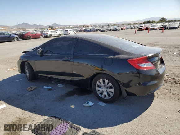 2012 Honda Civic Cpe LX with VIN 2HGFG3B55CH553583, listed as a Copart auction lot 69271314 with 149,172 mi miles and Salvage Title. Bid and sale history available at carsss.com. Image 2.