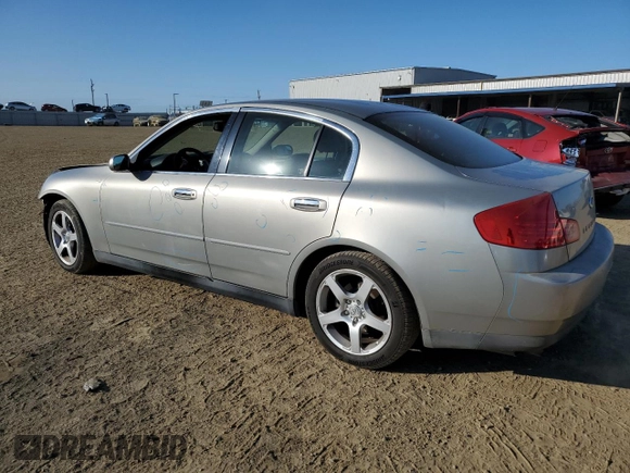 2003 Infiniti G35 w/Leather with VIN JNKCV51E33M325338, listed as a Copart auction lot 48560235 with 150,025 mi miles and Salvage Title. Bid and sale history available at carsss.com. Image 2.