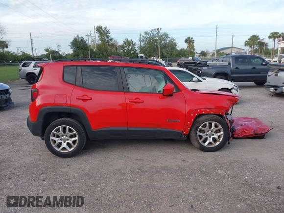 2015 Jeep Renegade Latitude with VIN ZACCJABT6FPC27221, listed as a IAAI auction lot 40810159 with Not Provided miles. Bid and sale history available at carsss.com. Image 13.