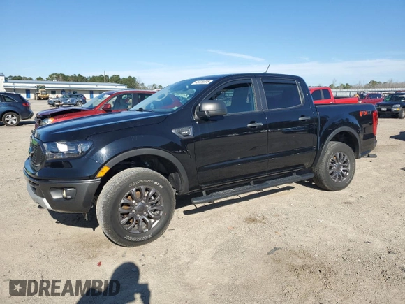2021 Ford Ranger XL with VIN 1FTER4EHXMLD67025, listed as a Copart auction lot 45509695 with 29,464 mi miles and Salvage Title. Bid and sale history available at carsss.com. Image 1.