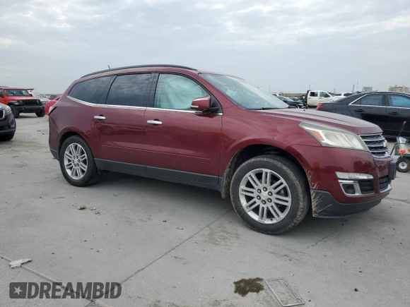 2015 Chevrolet Traverse LT with VIN 1GNKRGKDXFJ237029, listed as a Copart auction lot 62574245 with 148,409 mi miles and Salvage title. Bid and sale history available at DreamBid. Image 4.