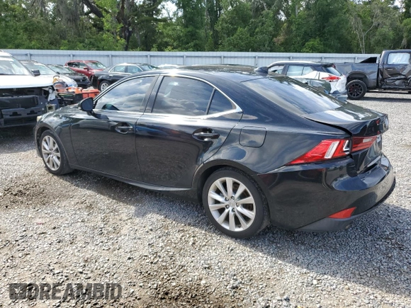 2015 Lexus IS 250 with VIN JTHBF1D21F5079200, listed as a Copart auction lot 56868975 with 108,035 mi miles and Salvage title. Bid and sale history available at DreamBid. Image 2.