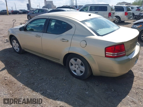 2010 Dodge Avenger SXT with VIN 1B3CC4FB4AN198219, listed as a IAAI auction lot 42145229 with 183,849 mi miles. Bid and sale history available at carsss.com. Image 3.