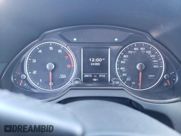 2015 Audi Q5 Premium Plus with VIN WA1DGAFPXFA083733, listed as a Copart auction lot 48140405 with 209,772 mi miles and Salvage title. Bid and sale history available at DreamBid. Image 9.