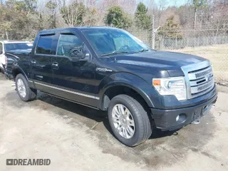 2013 Ford F-150 XL with VIN 1FTFW1EF2DFA12875, listed as a IAAI auction lot 41699585 with 123,703 mi miles. Bid and sale history available at carsss.com. Image 1.