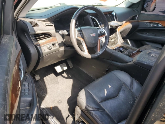 2018 Cadillac Escalade Luxury with VIN 1GYS3BKJ9JR253391, listed as a Copart auction lot 57658795 with Not provided miles and Salvage title. Bid and sale history available at DreamBid. Image 8.