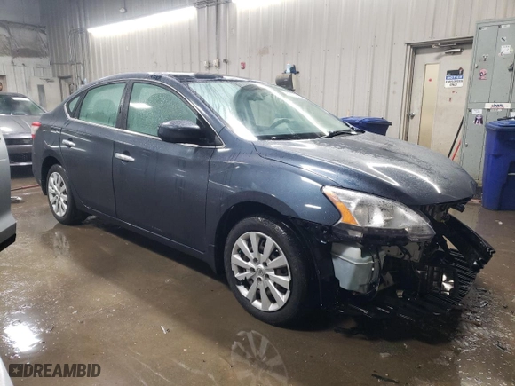 2013 Nissan Sentra SR with VIN 3N1AB7AP2DL744830, listed as a Copart auction lot 45310805 with 118,891 mi miles and Salvage Title. Bid and sale history available at carsss.com. Image 4.