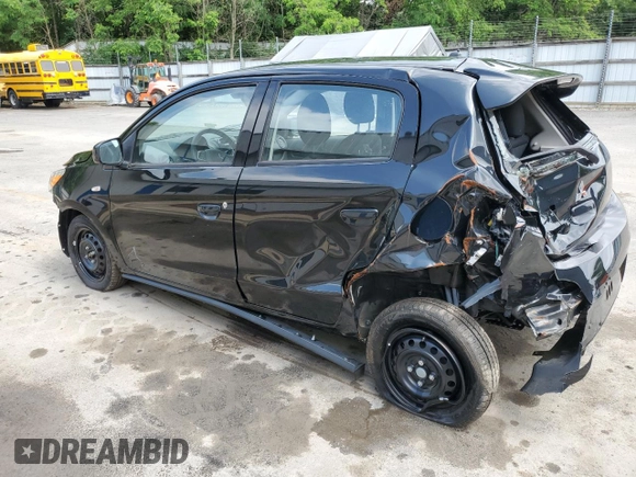 2021 Mitsubishi Mirage ES с VIN ML32AUHJXMH012614, выставлен на аукционе Copart как лот 60284465 с пробегом 8 446 миль миль и Списание • Salvage title. История ставок и продаж доступна на DreamBid. Изображение 2.
