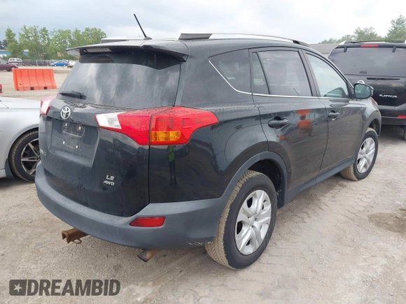 2015 Toyota RAV4 LE with VIN 2T3BFREV5FW231187, listed as a IAAI auction lot 42629536 with 222,952 mi miles and . Bid and sale history available at DreamBid. Image 4.