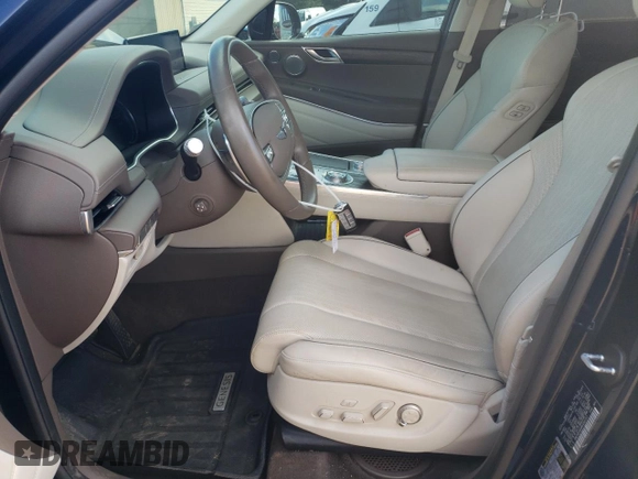 2021 Genesis GV80 with VIN KMUHBDSB9MU048157, listed as a Copart auction lot 73017554 with 68,807 mi miles and Salvage title. Bid and sale history available at DreamBid. Image 7.