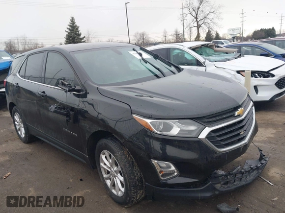 2019 Chevrolet Equinox LT with VIN 2GNAXKEV5K6295081, listed as a IAAI auction lot 41661739 with 122,343 mi miles and . Bid and sale history available at DreamBid. Image 1.