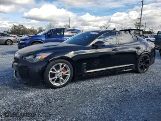 2020 Kia Stinger GT-Line with VIN KNAE15LA0L6078149, listed as a Copart auction lot 46823705 with NaN miles and Clean Title. Bid and sale history available at carsss.com. Image 1.