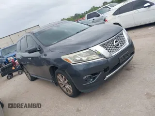 2013 Nissan Pathfinder SV with VIN 5N1AR2MN5DC632648, listed as a IAAI auction lot 41940736 with 170,001 mi miles. Bid and sale history available at carsss.com. Image 1.