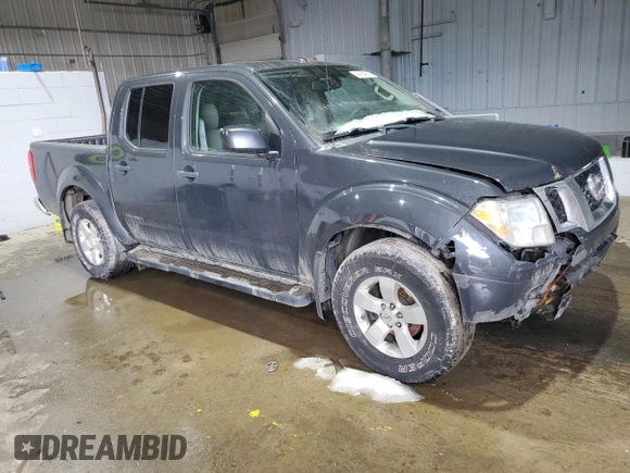 2013 Nissan Frontier SV with VIN 1N6AD0EV4DN748737, listed as a Copart auction lot 44754015 with 129,532 mi miles and Salvage title. Bid and sale history available at DreamBid. Image 4.