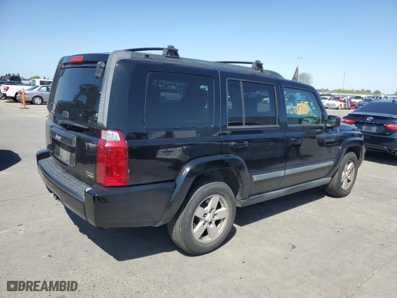 2008 Jeep Commander Sport with VIN 1J8HG48N98C217796, listed as a Copart auction lot 52293645 with 292,103 mi miles and Salvage Title. Bid and sale history available at carsss.com. Image 3.