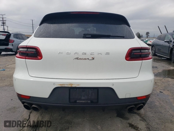 2015 Porsche Macan S with VIN WP1AB2A57FLB72505, listed as a Copart auction lot 48816335 with 41,748 mi miles and Salvage Title. Bid and sale history available at carsss.com. Image 6.