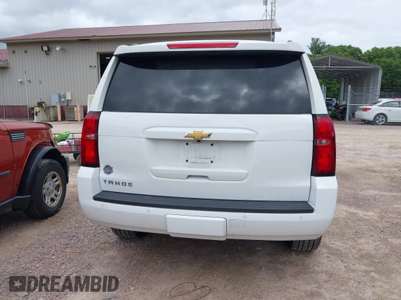 2020 Chevrolet Tahoe LT with VIN 1GNSKBKC8LR108377, listed as a IAAI auction lot 42545775 with 90,425 mi miles and . Bid and sale history available at DreamBid. Image 16.