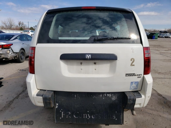 2010 Dodge Grand Caravan SE with VIN 2D4RN4DE9AR477655, listed as a Copart auction lot 47783045 with 245,721 mi miles and Clean Title. Bid and sale history available at carsss.com. Image 6.