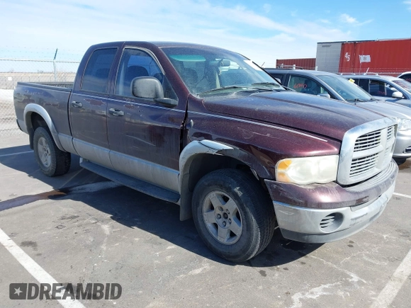 2004 Dodge 1500 SLT with VIN 1D7HU18N74J209304, listed as a IAAI auction lot 41675048 with 218,681 mi miles and . Bid and sale history available at carsss.com. Image 1.