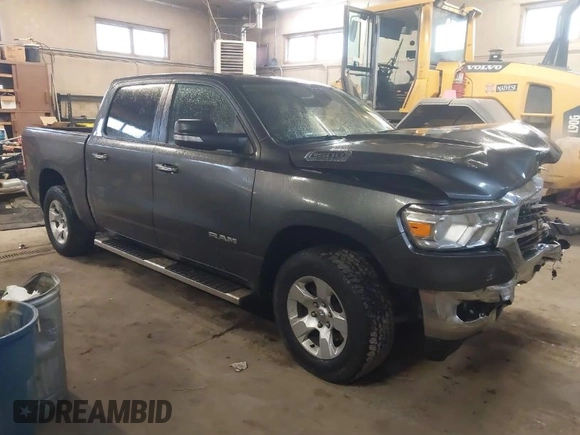 2020 Ram 1500 Big Horn with VIN 1C6SRFFT8LN394980, listed as a IAAI auction lot 41677436 with 93,654 mi miles. Bid and sale history available at carsss.com. Image 1.