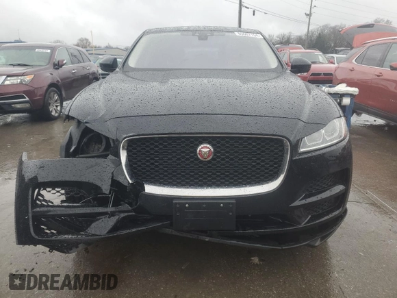2018 Jaguar F-PACE 30t Premium with VIN SADCJ2GX4JA236479, listed as a Copart auction lot 85607154 with 81,446 mi miles and Salvage Title. Bid and sale history available at carsss.com. Image 5.