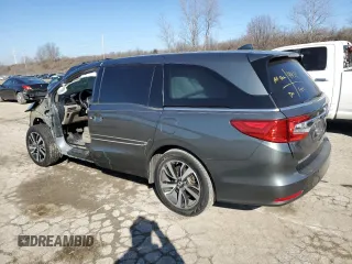 2018 Honda Odyssey Elite with VIN 5FNRL6H9XJB018383, listed as a Copart auction lot 41602894 with 91,182 mi miles and Salvage Title. Bid and sale history available at DreamBid. Image 2.