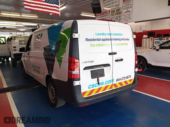 2016 Mercedes-Benz Metris Cargo with VIN WD3PG2EAXG3152152, listed as a IAAI auction lot 42751989 with 161,873 mi miles and . Bid and sale history available at DreamBid. Image 32.