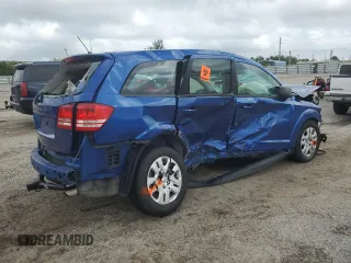 2015 Dodge Journey American Value Pkg with VIN 3C4PDCAB6FT599910, listed as a Copart auction lot 79610384 with 0 mi miles and Salvage Title. Bid and sale history available at carsss.com. Image 3.