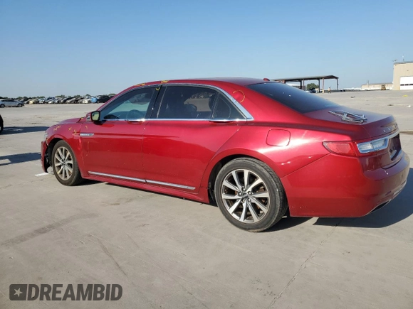 2017 Lincoln Continental Premiere with VIN 1LN6L9PK1H5608729, listed as a Copart auction lot 74144594 with 112,348 mi miles and Salvage Title. Bid and sale history available at carsss.com. Image 2.