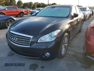 2012 Infiniti M with VIN JN1BY1AP8CM333484, listed as a Copart auction lot 74132404 with Not Provided miles and Non Repairable. Bid and sale history available at DreamBid. Image 1.