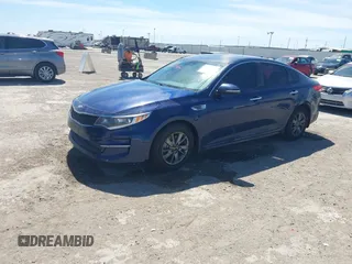 2016 Kia Optima LX Turbo with VIN 5XXGT4L13GG030586, listed as a IAAI auction lot 41824682 with 147,401 mi miles. Bid and sale history available at carsss.com. Image 17.