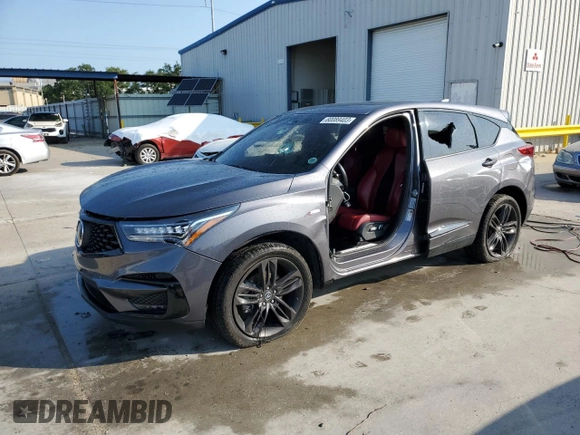 2021 Acura RDX w/A-Spec Package with VIN 5J8TC2H65ML020761, listed as a Copart auction lot 60089403 with 30,370 mi miles. Bid and sale history available at carsss.com. Image 1.