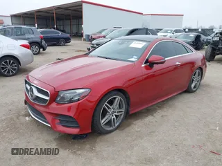 2018 Mercedes-Benz E-Class E 400 with VIN WDD1J6GB2JF022968, listed as a IAAI auction lot 41499016 with 88,559 mi miles. Bid and sale history available at carsss.com. Image 2.