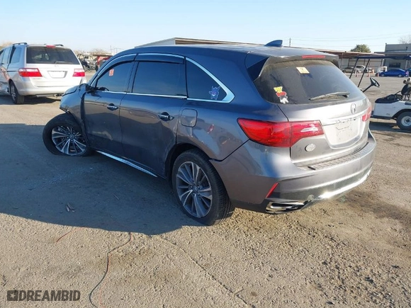2017 Acura MDX w/Technology Pkg with VIN 5FRYD4H58HB042250, listed as a IAAI auction lot 41382885 with 111,990 mi miles. Bid and sale history available at carsss.com. Image 3.