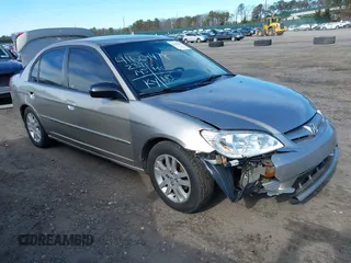 2005 Honda Civic LX z VIN 2HGES16565H515615, wystawiony jako IAAI lot #41604478 z przebiegiem 239 145 mil mil oraz . Historia ofert i sprzedaży dostępna na DreamBid. Obrazek 1.