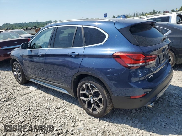 2021 BMW X1 xDrive28i with VIN WBXJG9C01M5T94314, listed as a Copart auction lot 60244134 with 43,933 mi miles and Salvage title. Bid and sale history available at DreamBid. Image 2.