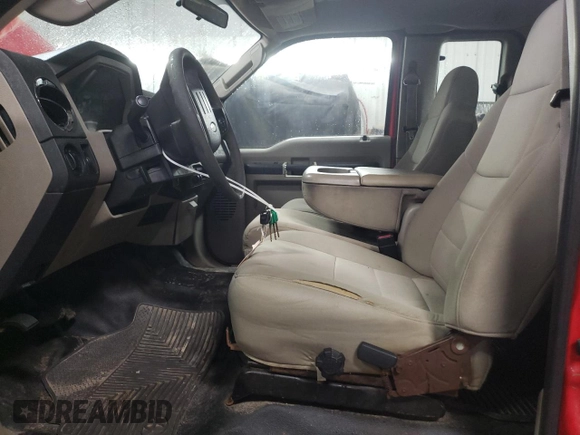 2008 Ford Super Duty F-250 SRW XL with VIN 1FTSX21508EE58243, listed as a Copart auction lot 51253655 with 122,538 mi miles and Salvage Title. Bid and sale history available at carsss.com. Image 7.