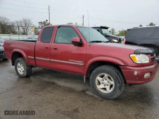 2001 Toyota Tundra Ltd with VIN 5TBBT48191S161801, listed as a Copart auction lot 53056305 with 120,958 mi miles and Clean Title. Bid and sale history available at carsss.com. Image 4.