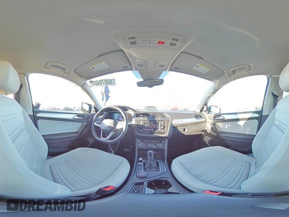 2022 Volkswagen Tiguan S with VIN 3VV0B7AX2NM043145, listed as a Copart auction lot 80870404 with 22,284 mi miles and Salvage Title. Bid and sale history available at carsss.com. Image 14.