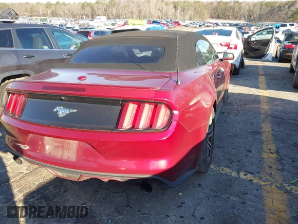 2016 Ford Mustang EcoBoost Premium with VIN 1FATP8UH1G5318686, listed as a IAAI auction lot 41578144 with 163,821 mi miles and . Bid and sale history available at carsss.com. Image 4.
