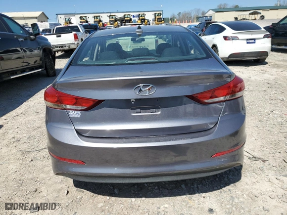 2018 Hyundai Elantra Value Edition with VIN KMHD84LF6JU557308, listed as a Copart auction lot 49206765 with 58,999 mi miles and Salvage Title. Bid and sale history available at carsss.com. Image 6.