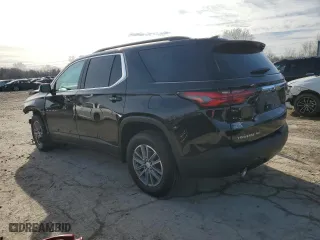 2022 Chevrolet Traverse LT Leather with VIN 1GNEVHKW0NJ149492, listed as a Copart auction lot 43480275 with 25,487 mi miles and Salvage Title. Bid and sale history available at carsss.com. Image 2.