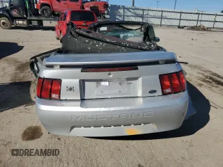 2003 Ford Mustang Deluxe with VIN 1FAFP44493F395992, listed as a Copart auction lot 41692825 with 0 mi miles and Salvage Title. Bid and sale history available at carsss.com. Image 6.