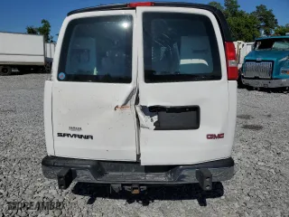 2019 GMC Savana Cargo Van with VIN 1GTW7AFGXK1316440, listed as a Copart auction lot 57411764 with 60,298 mi miles and Salvage Title. Bid and sale history available at carsss.com. Image 6.