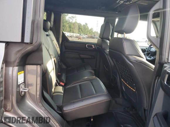 2024 Ford Bronco Badlands with VIN 1FMEE9BP4RLA21303, listed as a Copart auction lot 53457375 with 13,881 mi miles and Salvage title. Bid and sale history available at DreamBid. Image 10.